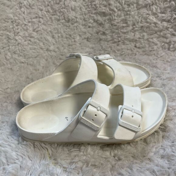 BIRKENSTOCK Arizona Womens WHITE Eva Slides Sandals EUR SZ38 - Picture 2 of 9
